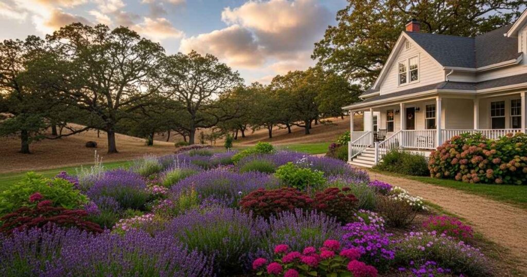 Plum Rustic Farmhouse