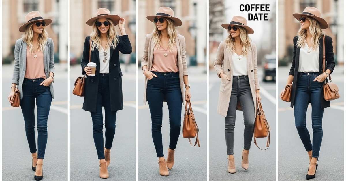Stylish Coffee Date Outfits for Women