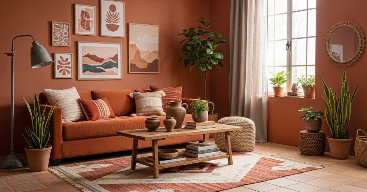 Terracotta Living Room